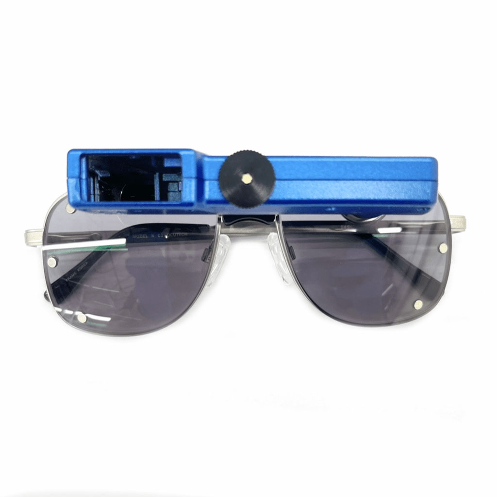 Mounted Digital Loupe with Custom Cut SLAM lenses