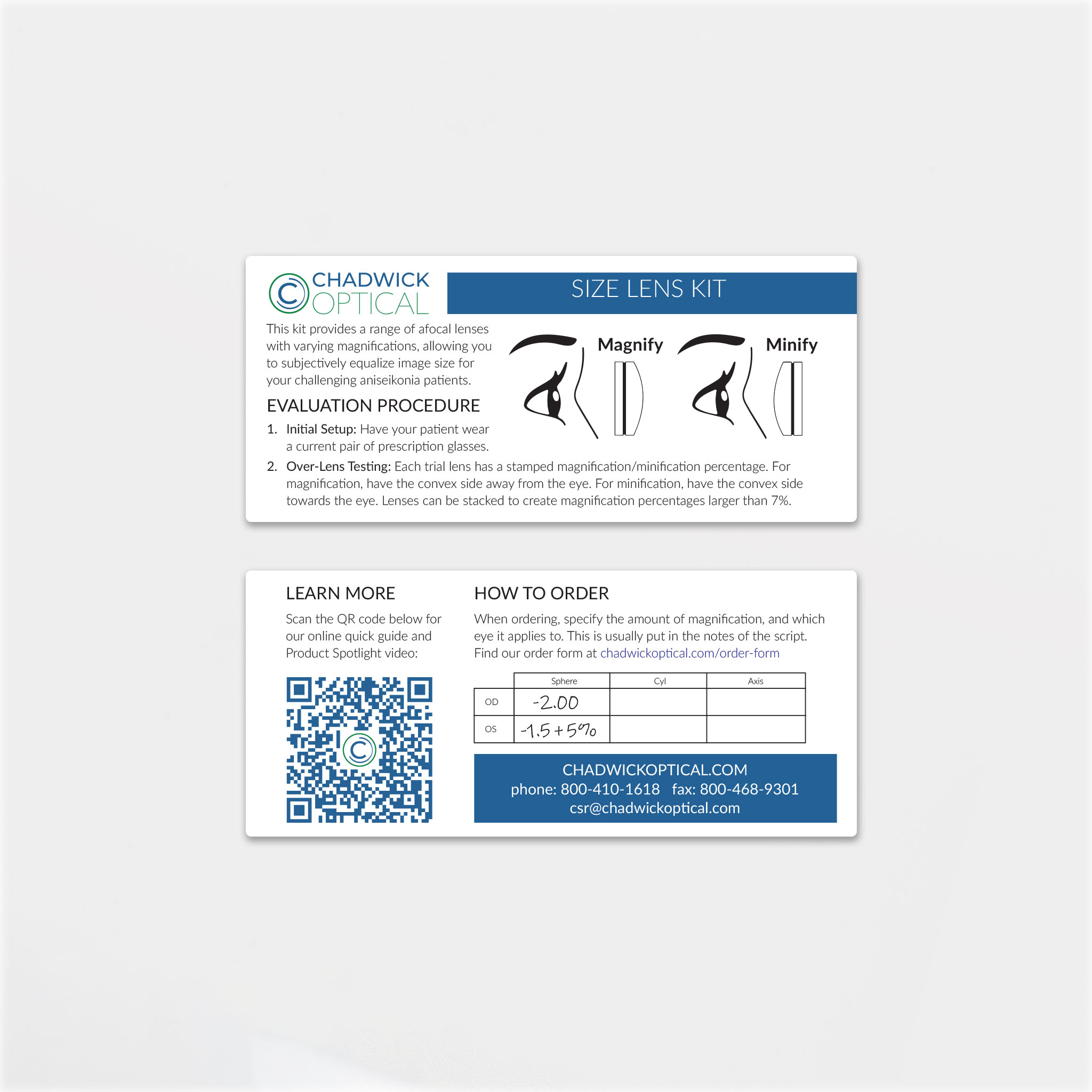 chadwick-optical-size-lens-kit-manual-card