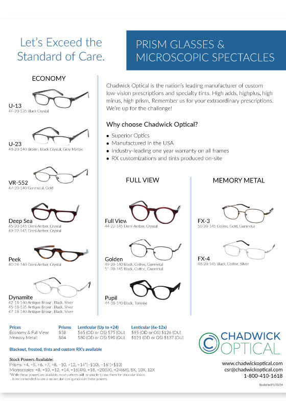 Chadwick Optical Prism Spec Sheet Thumbnail